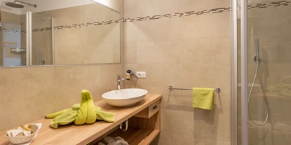 Wanderurlaub - Klobenstein - Badezimmer Meran - Hotel Meinhardt