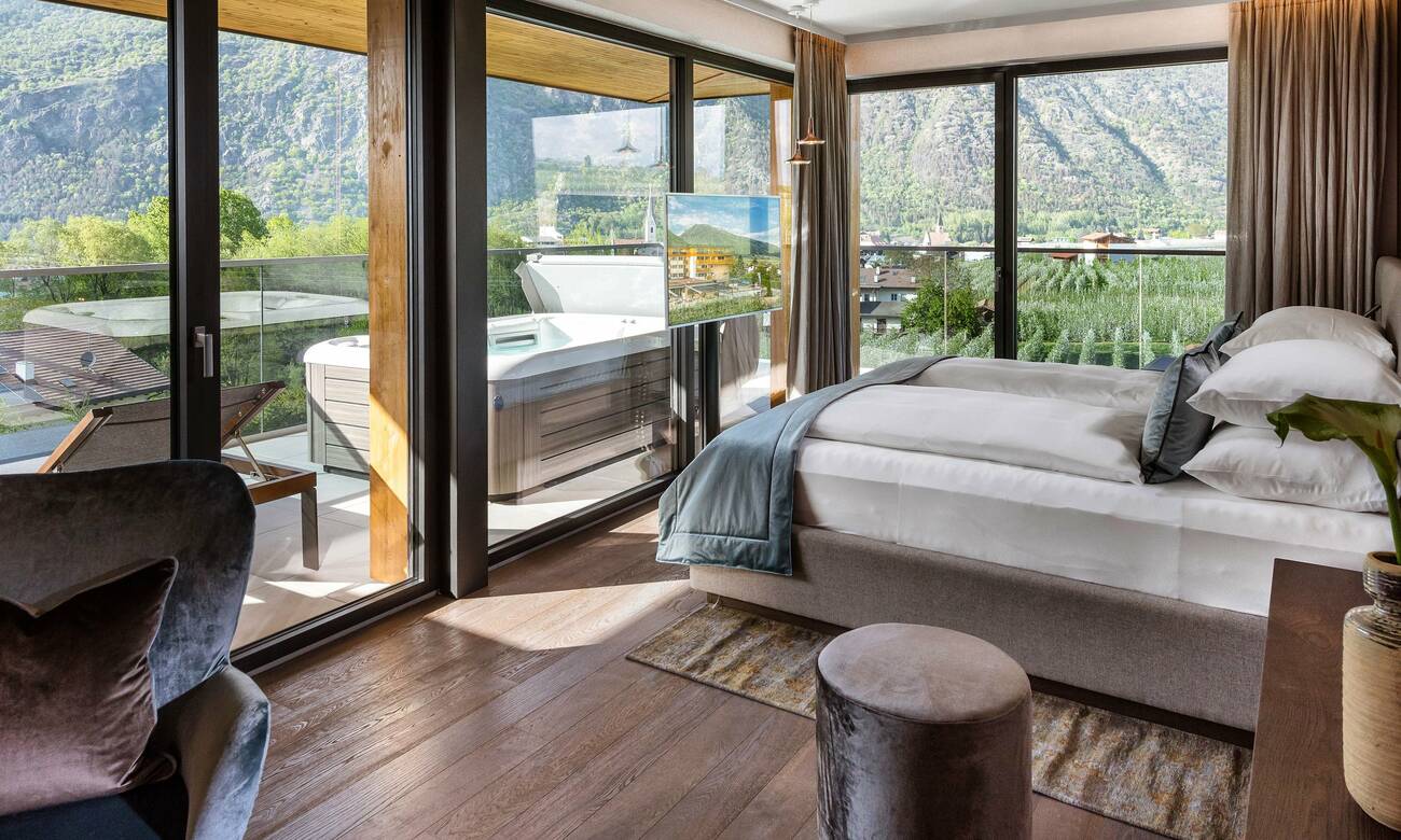 Hotel das Paradies Zimmerkategorien Penthouse Suite Whirlpool