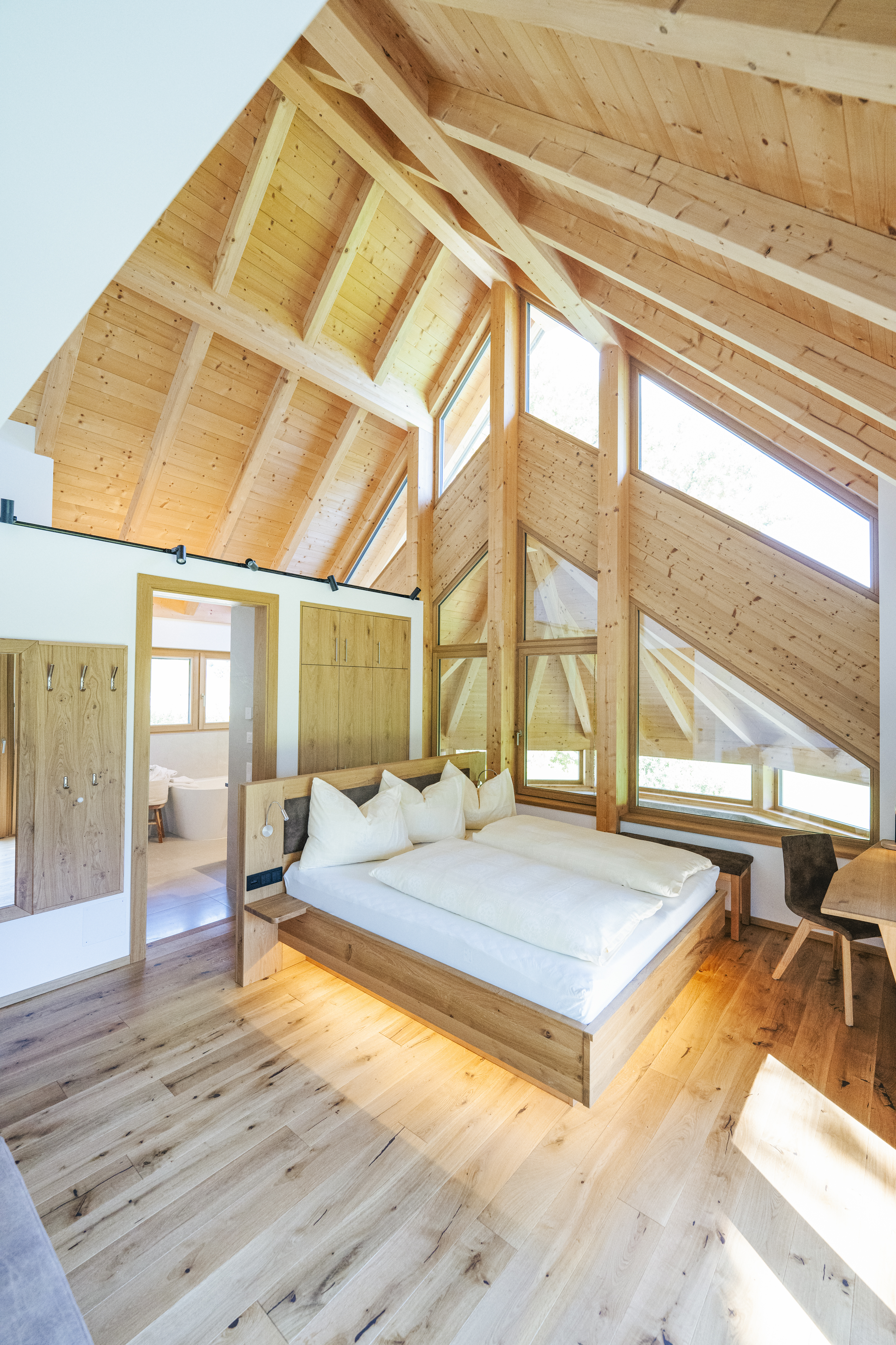 Wanderhotel: Master-Schlafzimmer im ersten Stock - Das Jakob – Historia in Otium