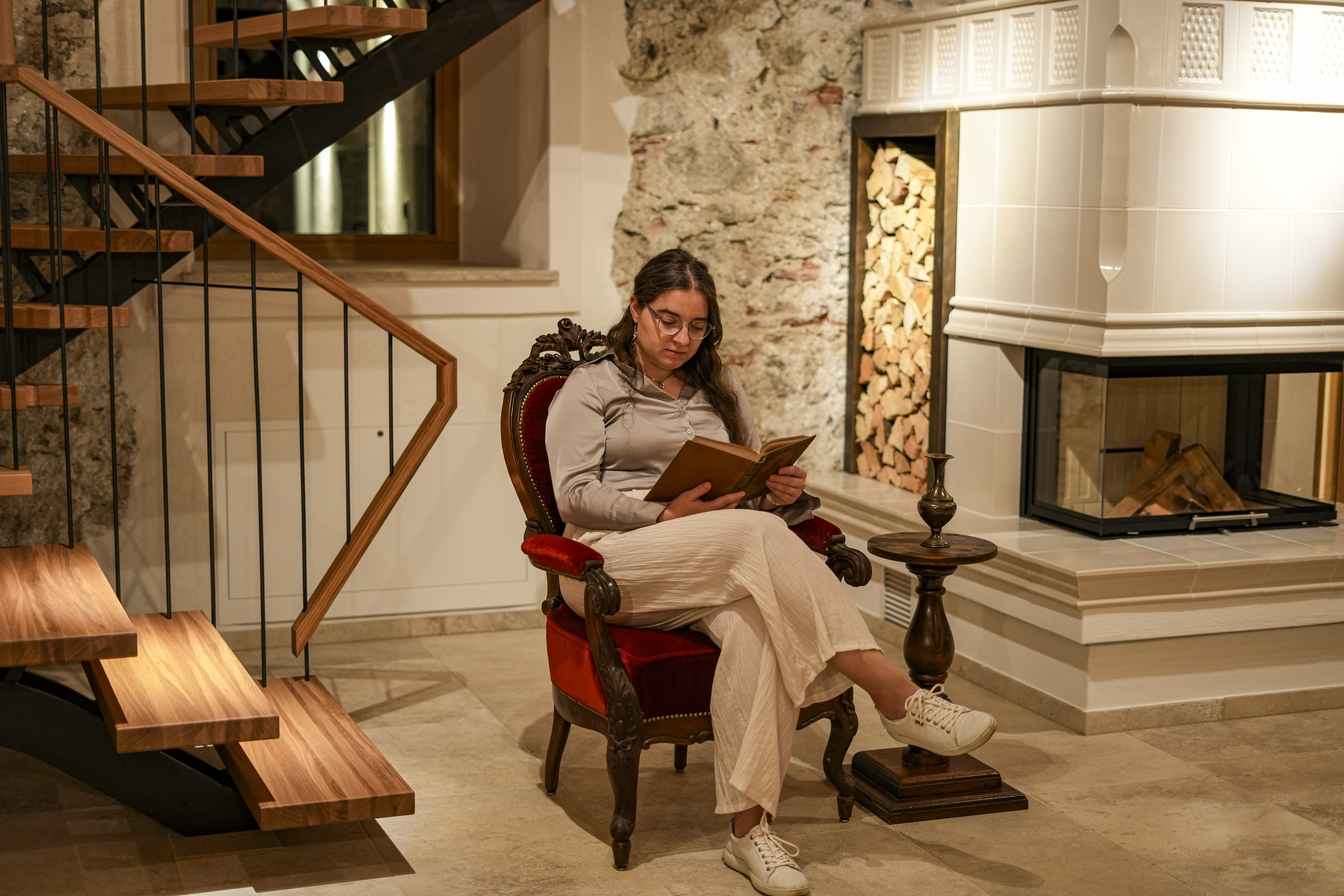 Wanderhotel: Buch lesen am Kachelofen - Das Jakob – Historia in Otium