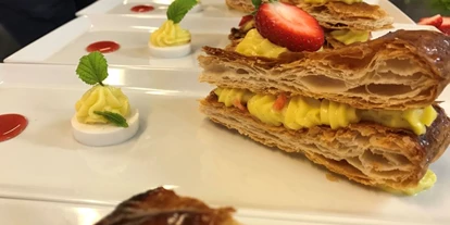 Wanderurlaub - Fahrstuhl - Dessert Gasthof Steinegger Eppan - Hotel - Gasthof Steinegger Eppan