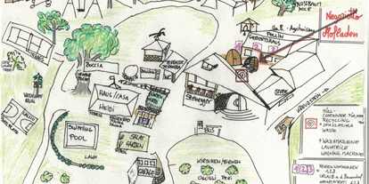Wanderurlaub - Fahrstuhl - Lageplan Steinegger Eppan  - Hotel - Gasthof Steinegger Eppan