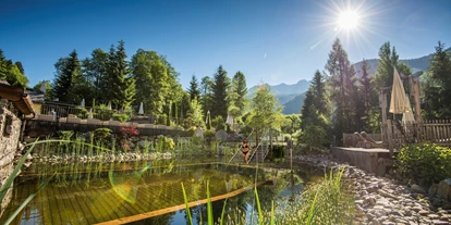 Wanderurlaub - Pools: Schwimmteich - Südtirol - Hotel Quelle Nature Spa Resort *****