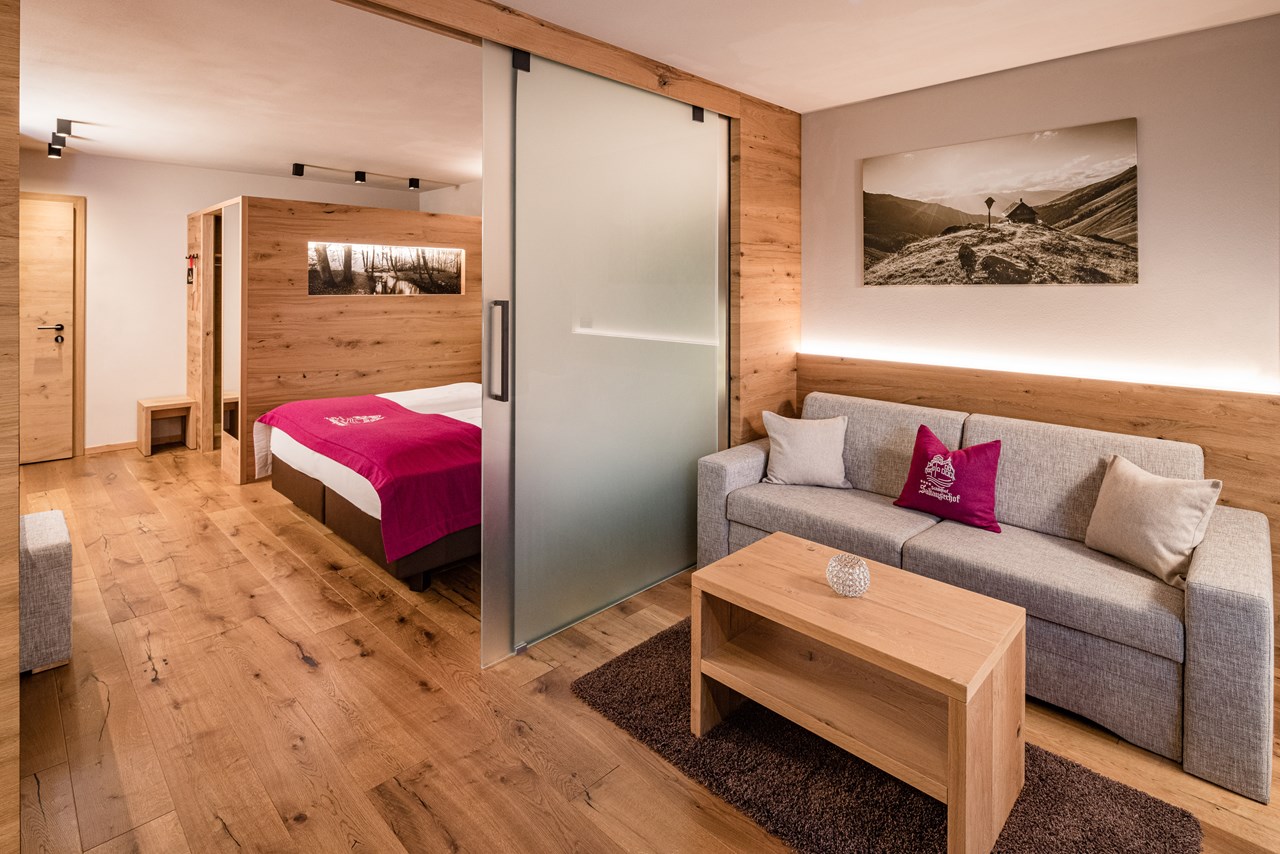 Hotel Saltauserhof Zimmerkategorien Typ 11 - Family Suite mit Balkon - Residence