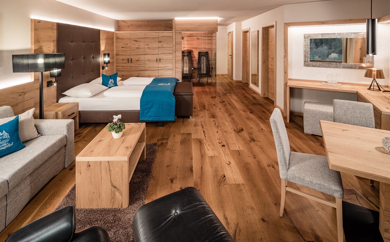 Hotel Saltauserhof Zimmerkategorien Typ 12 - Vital Suite mit Balkon - Residence