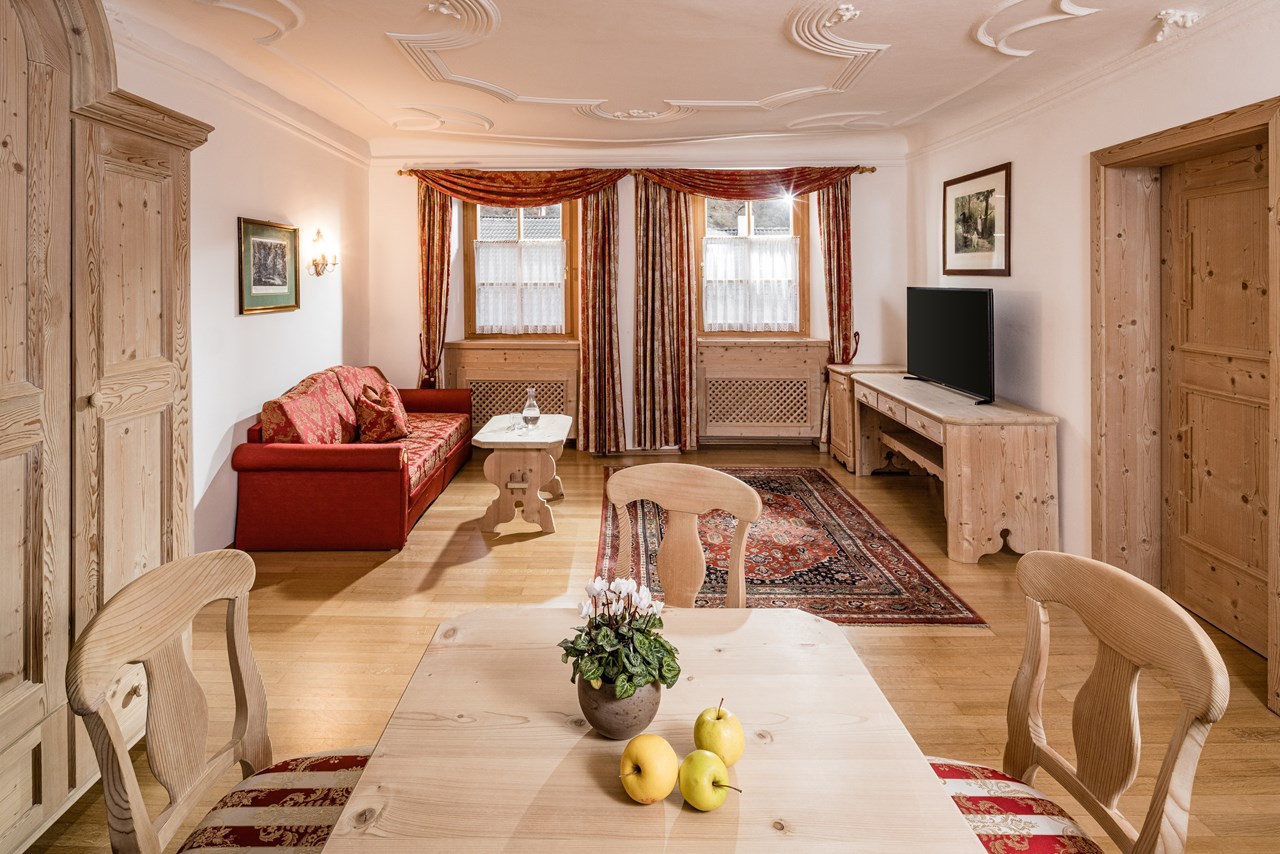 Hotel Saltauserhof Zimmerkategorien Typ 5 - Laugensuite „Schildhof”