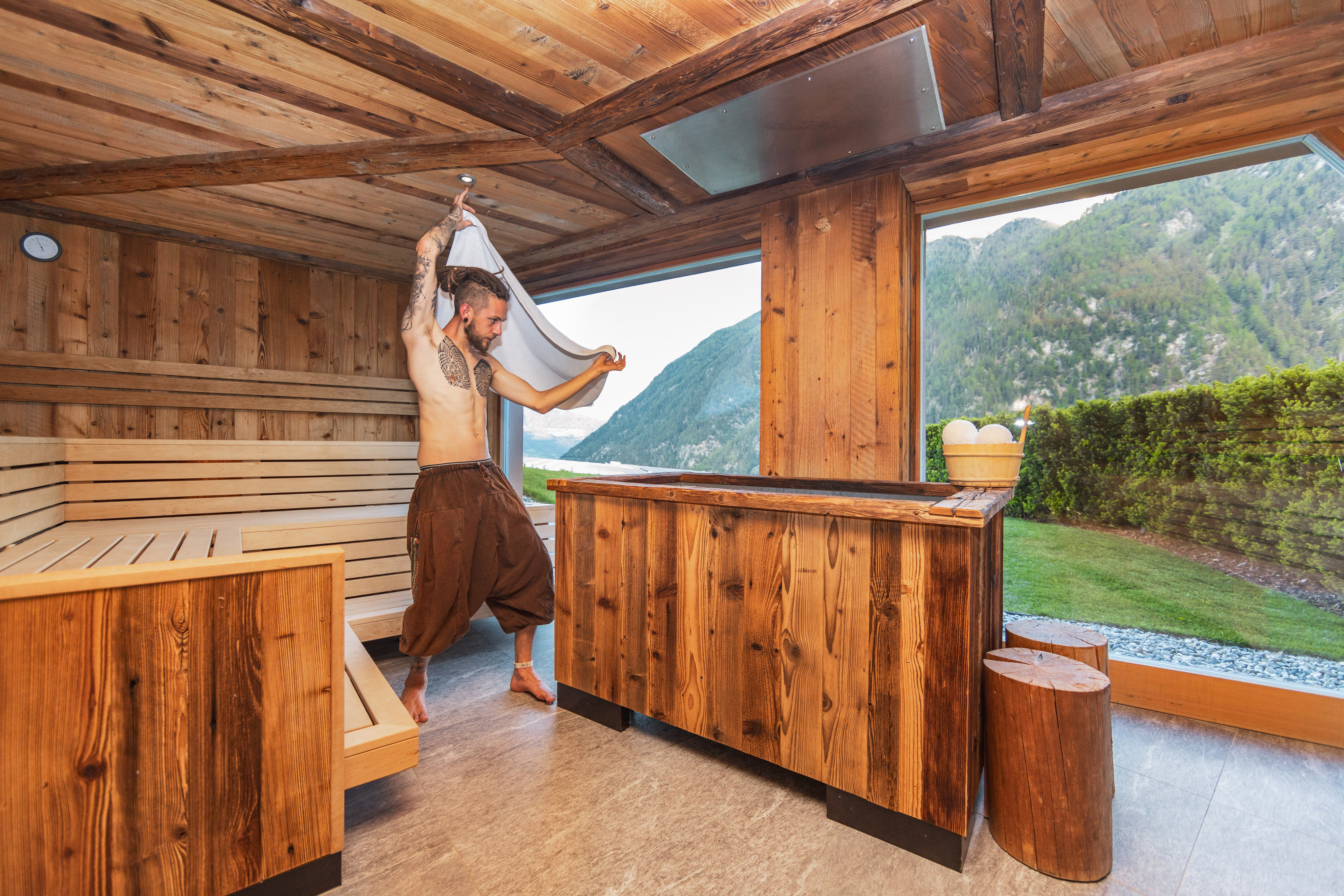 Wanderhotel: Sauna - Tuberis Life Balance & Nature Farm 