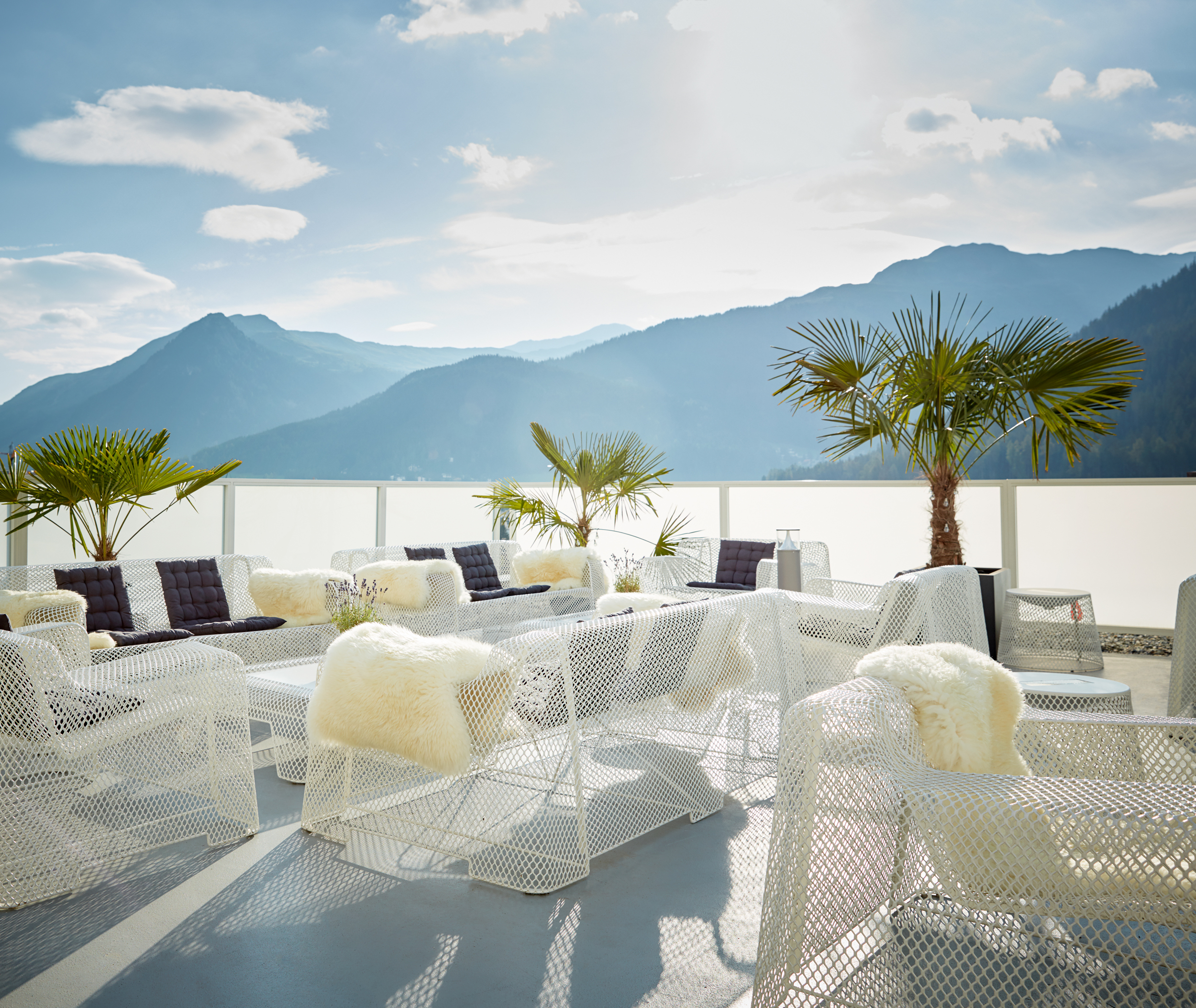 Wanderhotel: 5th Roof Top Bar - Hard Rock Hotel Davos