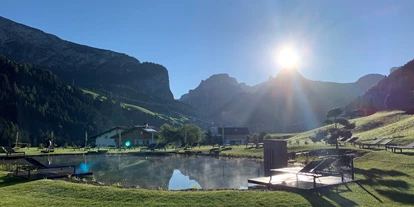 Wanderurlaub - Pools: Schwimmteich - Südtirol - GROSSZÜGIGE GARTENANLAGE - Granvara Relais & SPA Hotel****S