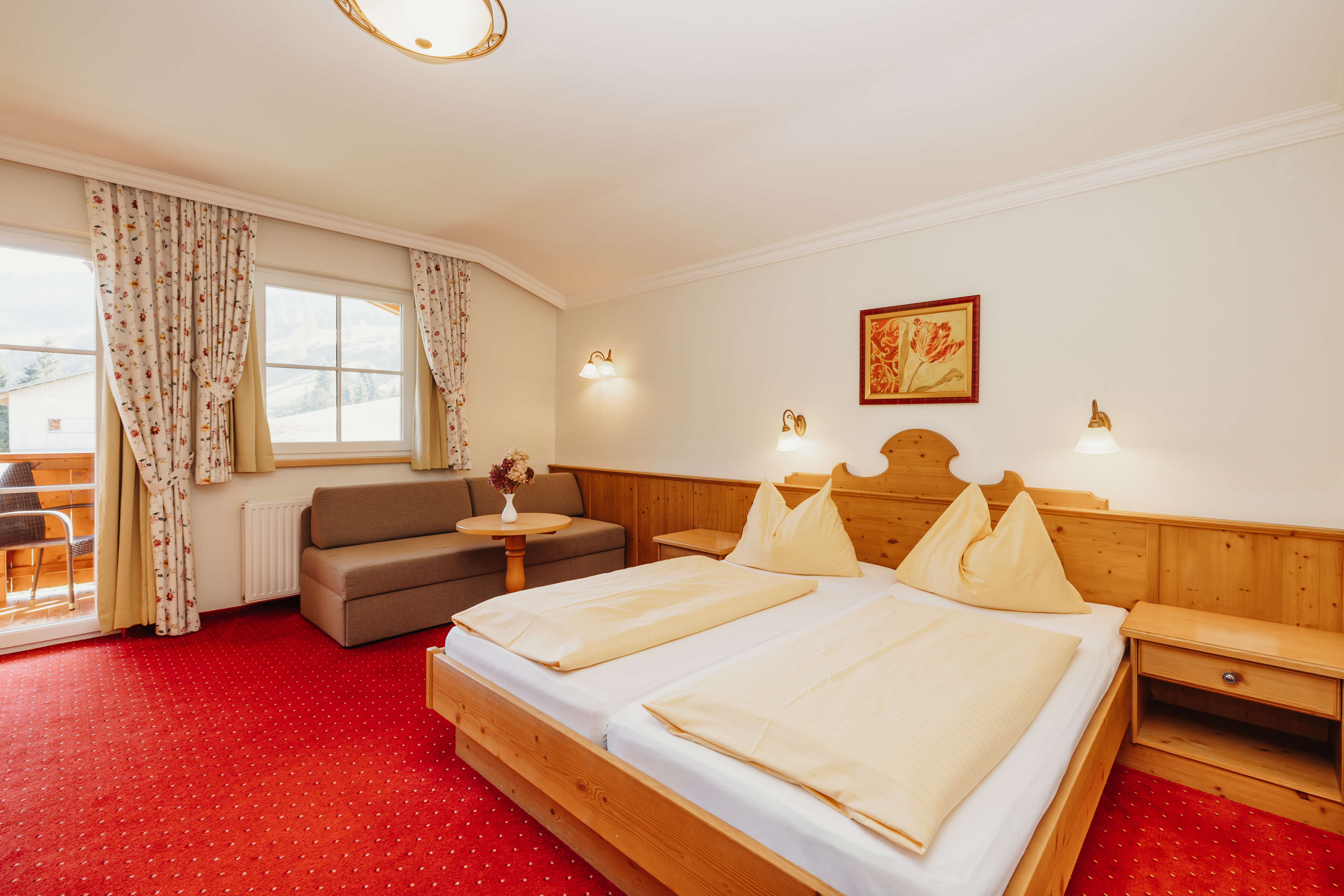 Hotel Lammwirt Zimmerkategorien Doppelzimmer Almblick