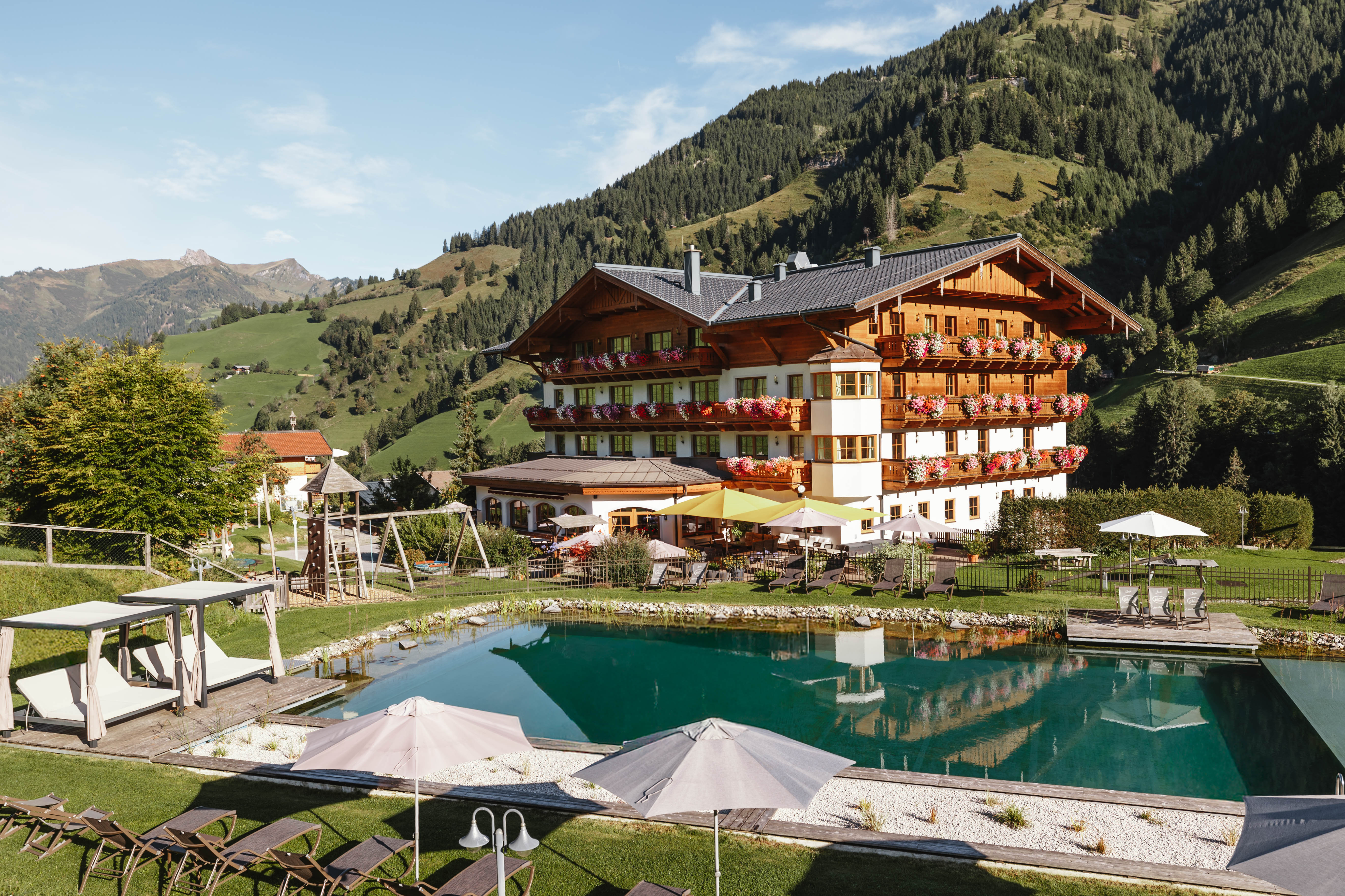 Wanderurlaub - vegetarisches Essen - Hohe Tauern - Hotel Lammwirt Großarl Sommer - Hotel Lammwirt