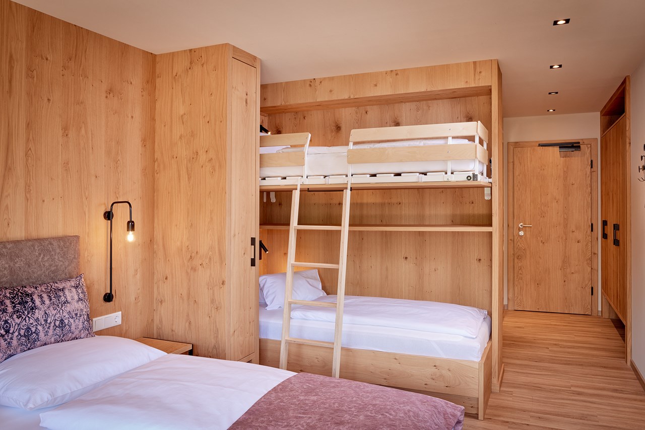 Hotel Sonnblick Zimmerkategorien Familienzimmer "Gletscher"