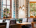 Wanderhotel: Frühstücksraum - Hotel Garni Das Stoaberg