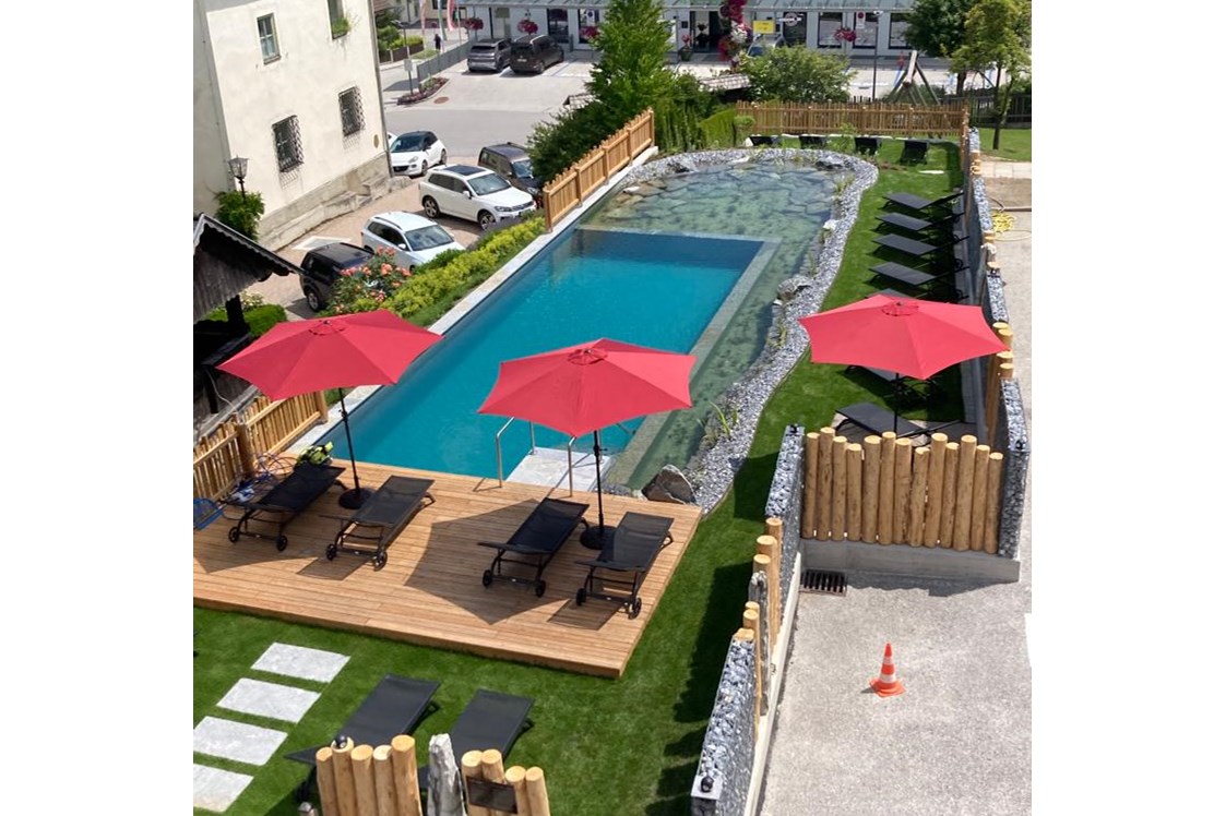 Wanderhotel: Unser neuer Natur-Swimmingpool - Felsners Hotel & Restaurant
