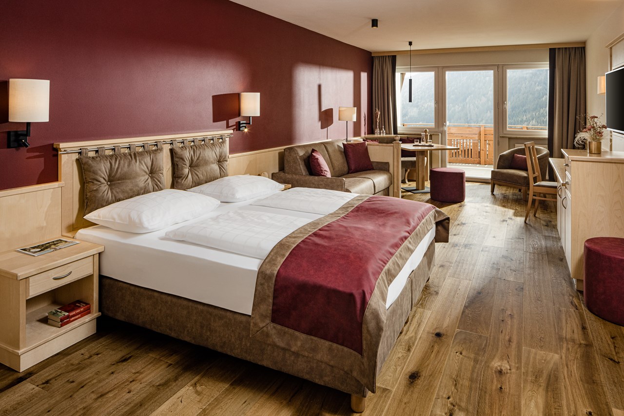 Alpin Hotel Masl Zimmerkategorien Suite Panorama ca. 40m²- für 2 - 4 Personen