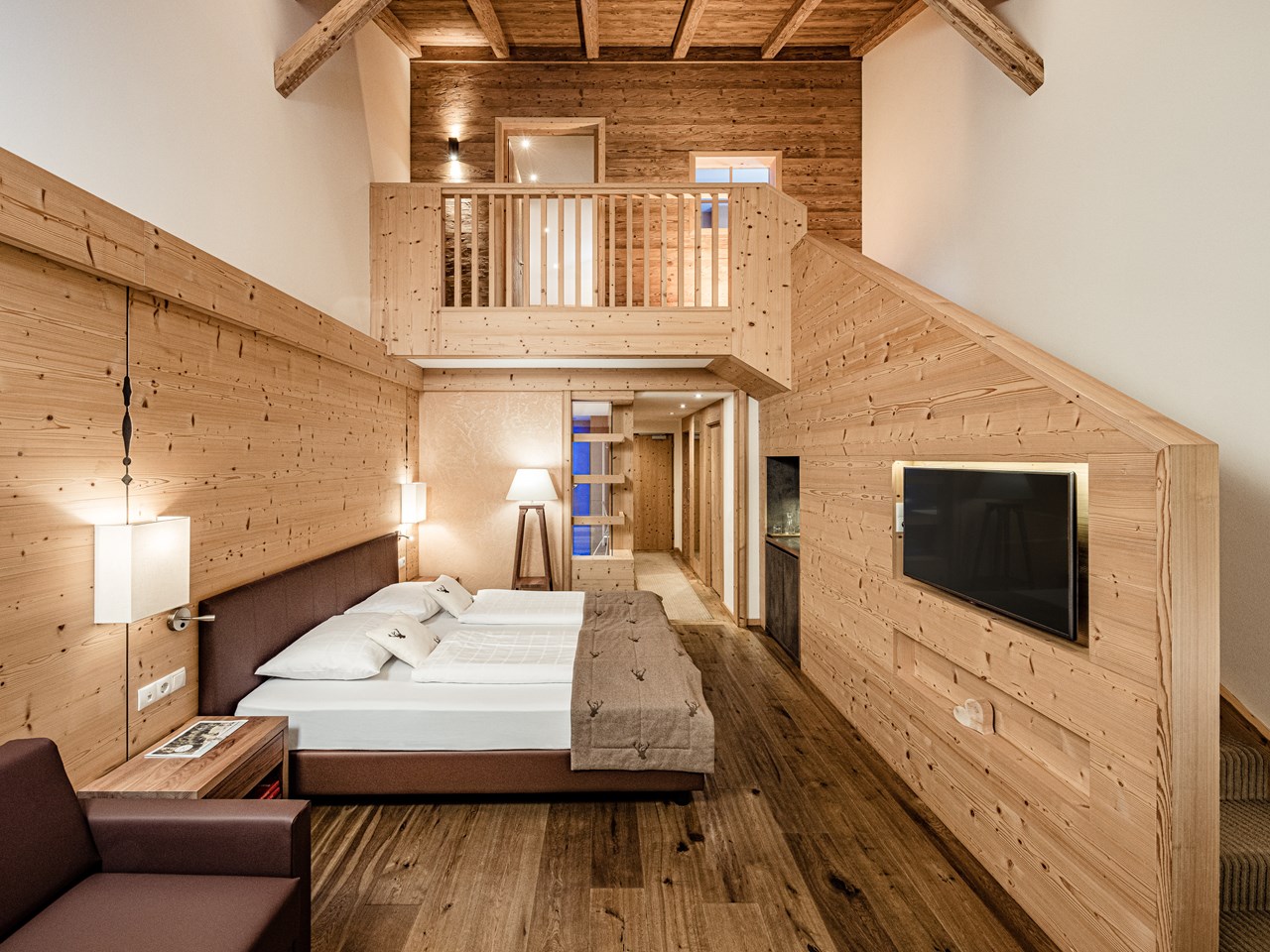 Alpin Hotel Masl Zimmerkategorien Familiensuite Chalet ca. 70m²- für 2 - 6 Personen