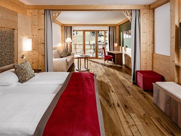 Alpin Hotel Masl Zimmerkategorien Suite Garden ca. 40-45m²- für 2 - 4 Personen