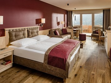 Hotel Masl Zimmerkategorien Doppelzimmer Panorama ca. 40m²- für 2 - 4 Personen