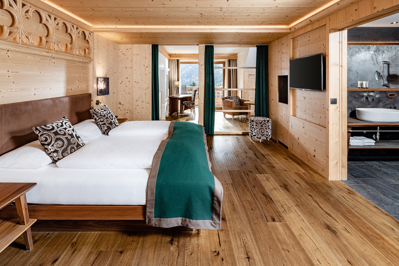 Hotel Masl Zimmerkategorien Suite Romantica Deluxe ca. 45m²- für 2 - 4 Personen