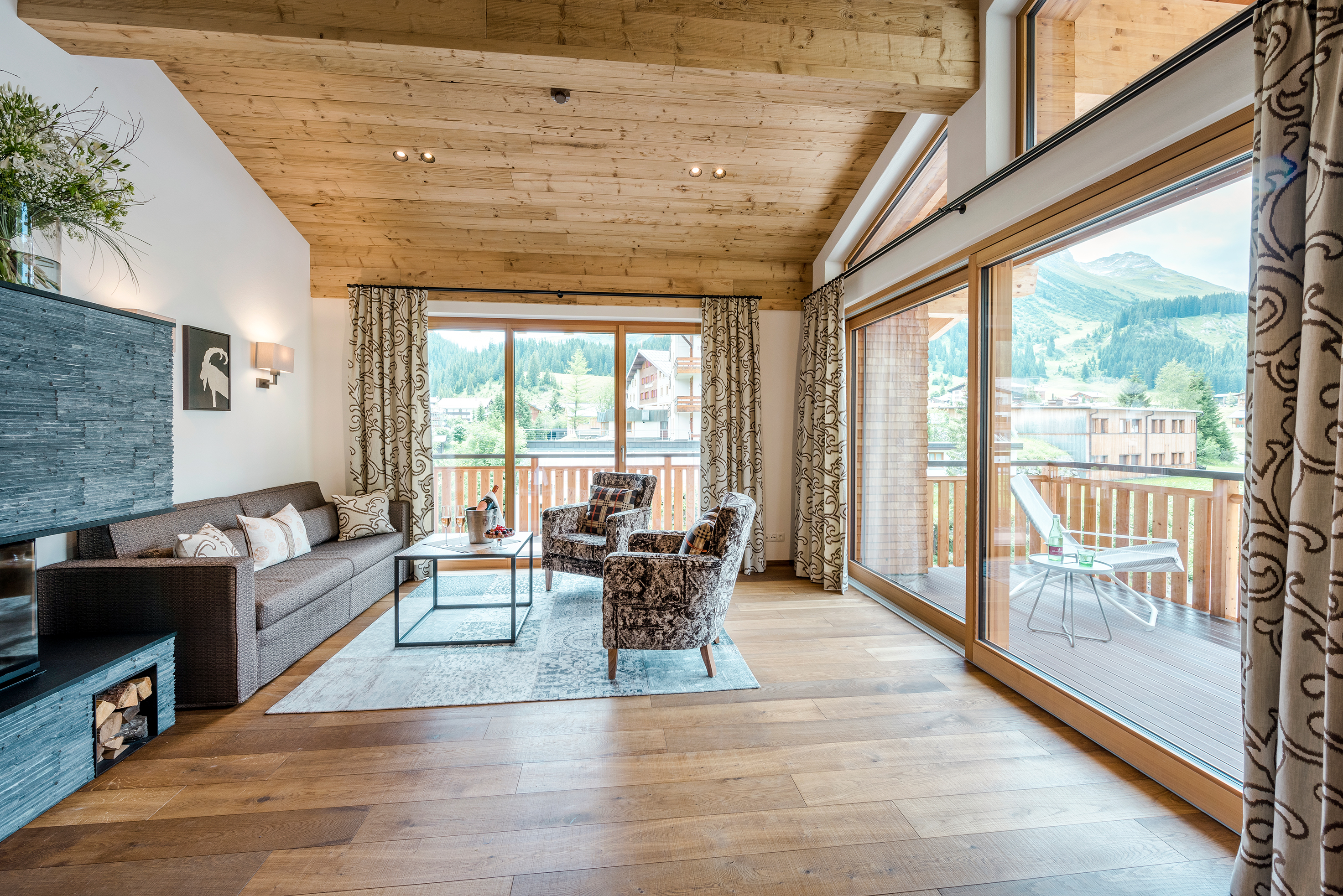 Hotel Auenhof Zimmerkategorien Familienzimmer Alpin Deluxe