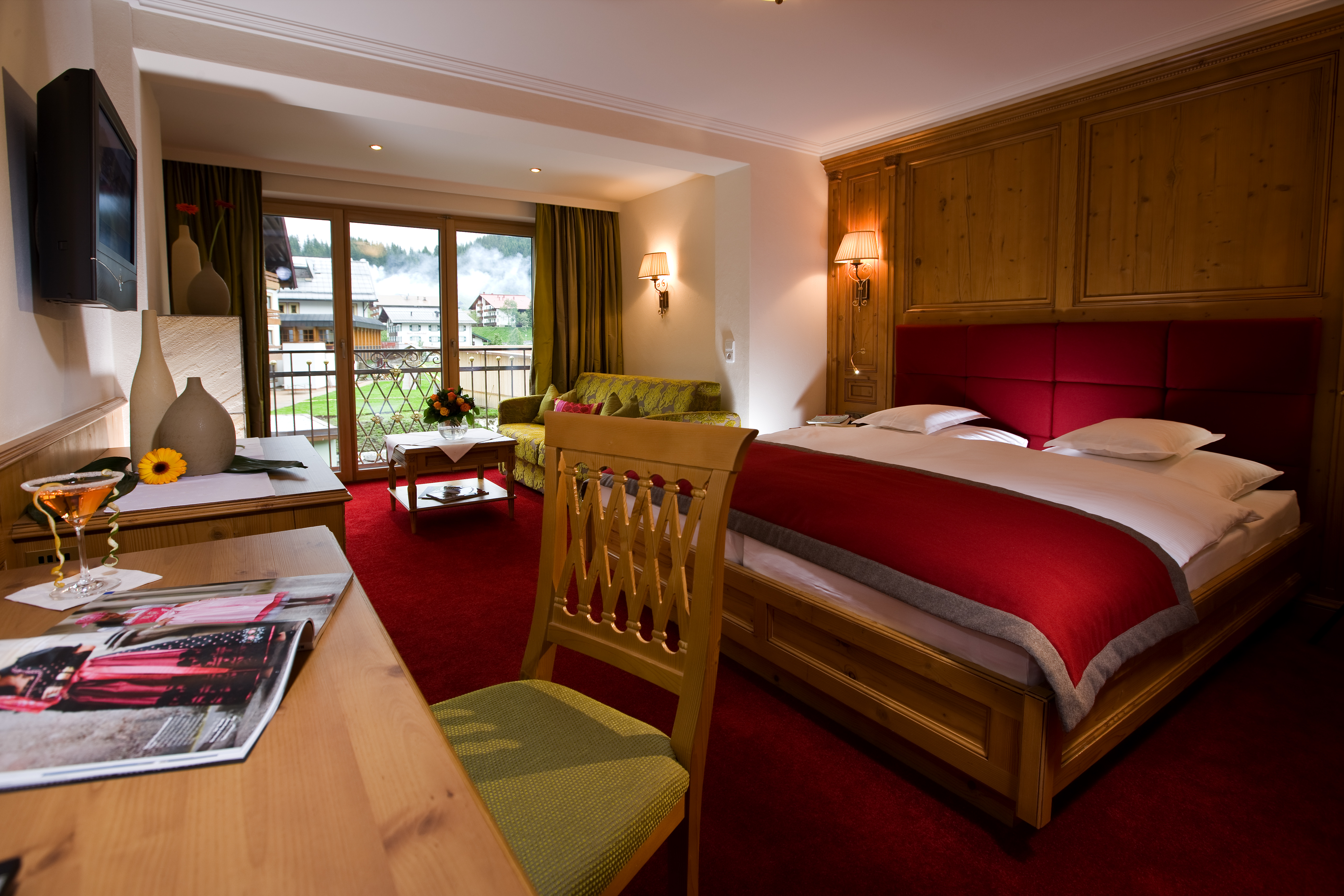 Hotel Auenhof Zimmerkategorien Komfort-Doppelzimmer Rüfikopf