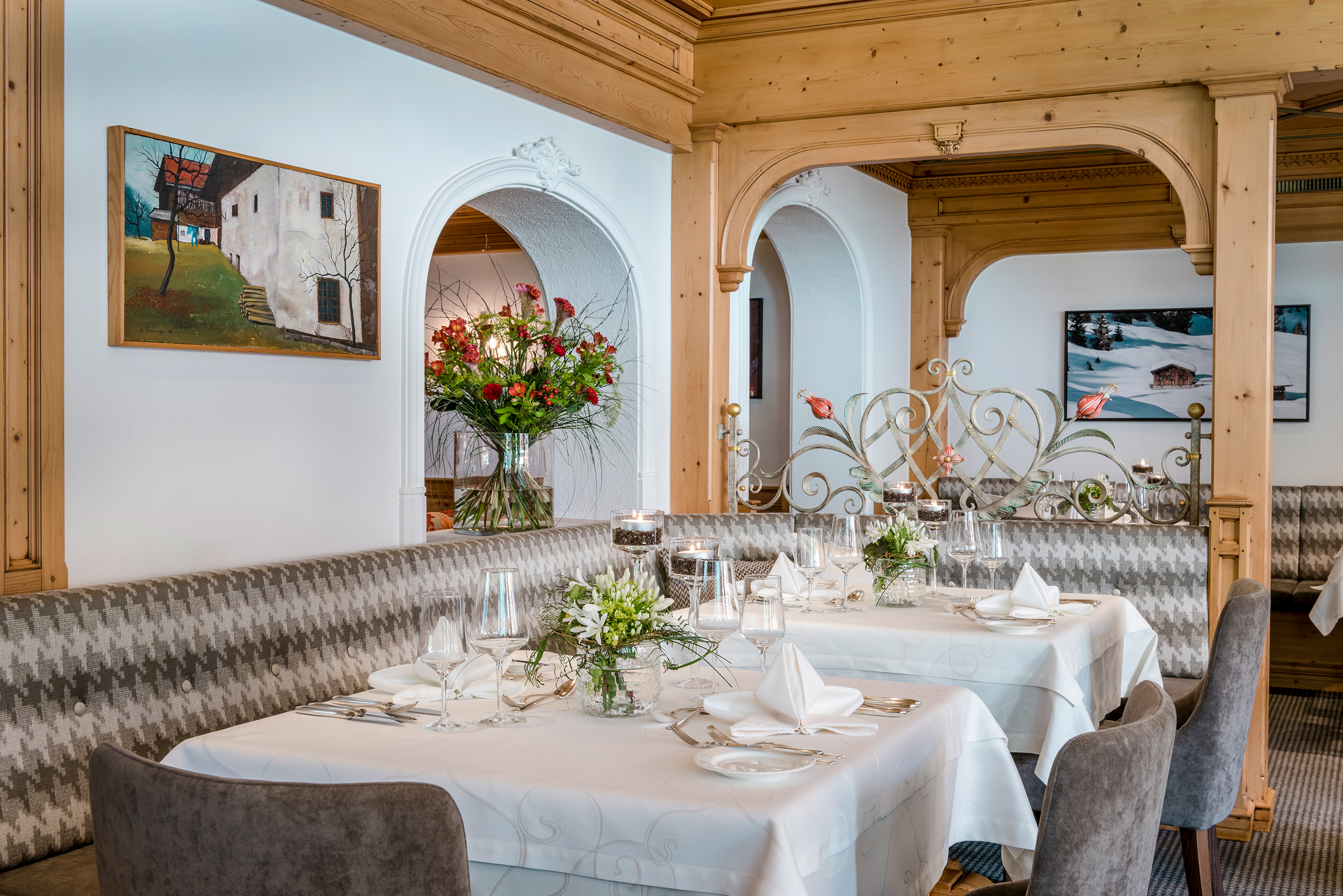 Wanderhotel: Restaurant im Auenhof - Hotel Auenhof