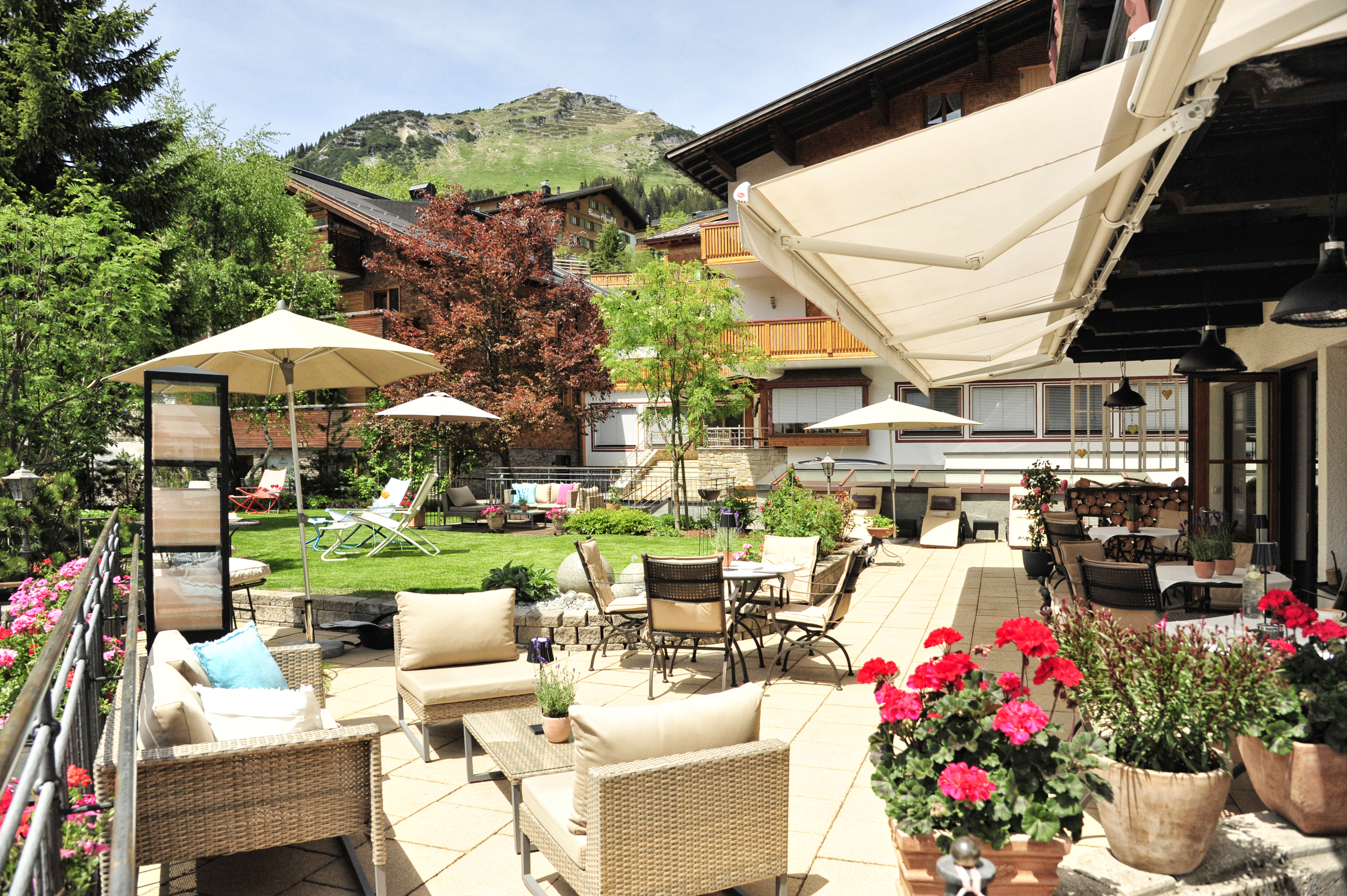 Wanderhotel: Entspannen im Garten - Haldenhof