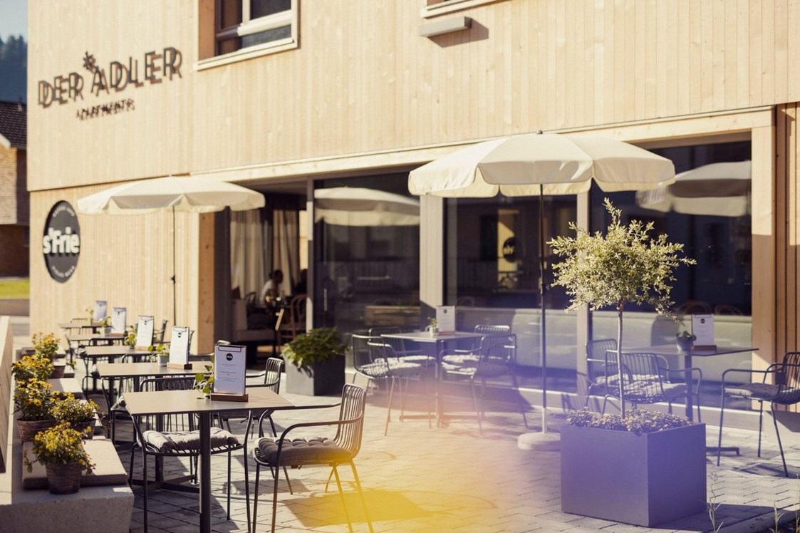 Wanderhotel: Café s'Frie (Apartmenthaus) - Der Adler Schoppernau