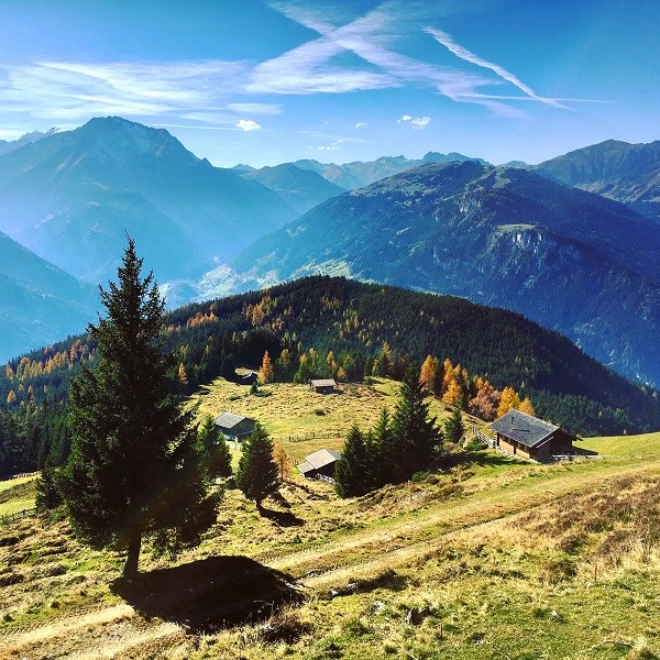 Hotel Pramstraller Almen Bergwanderung Brandberg - Kolmhaus
