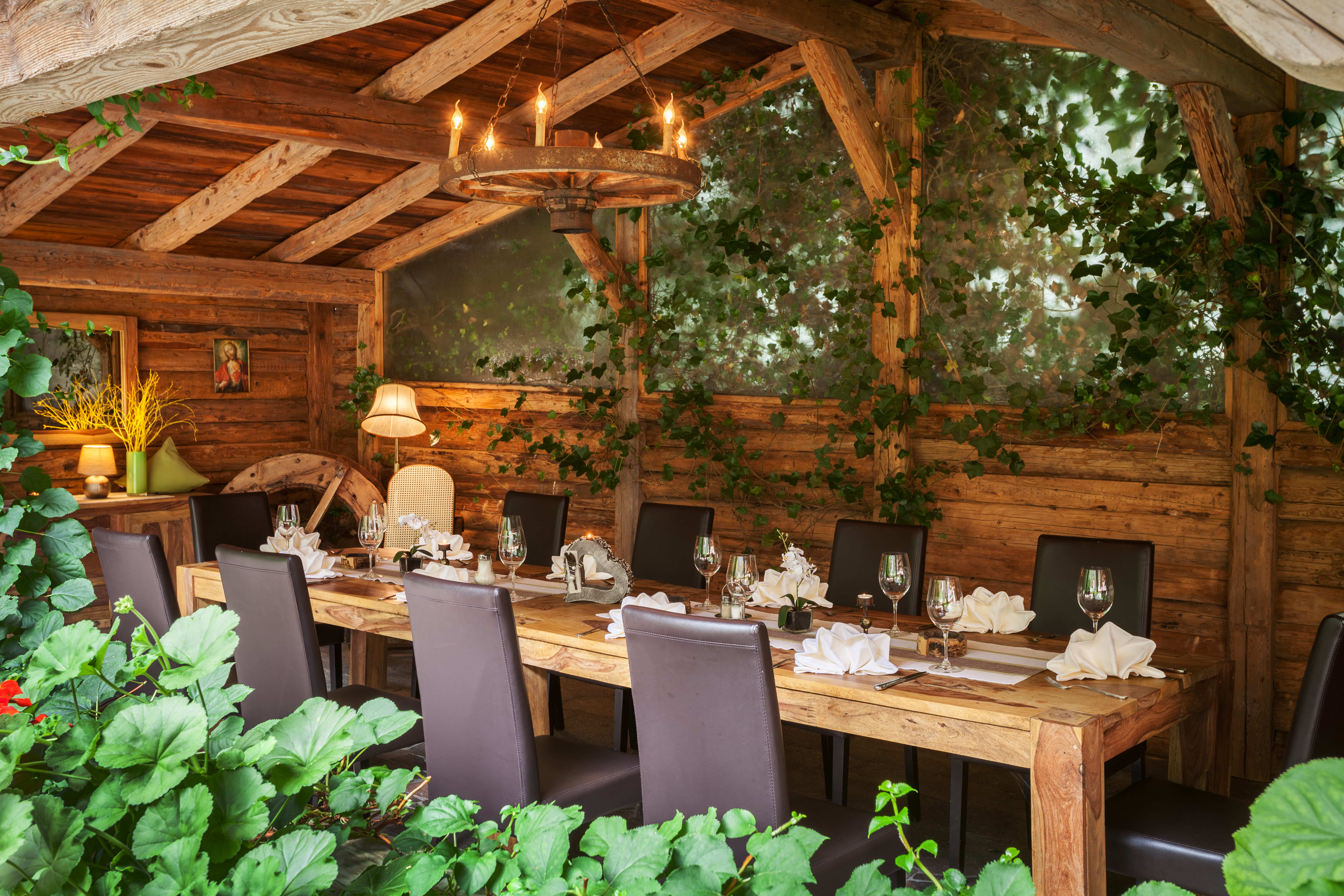 Wanderhotel: Garten - Hotel Pramstraller