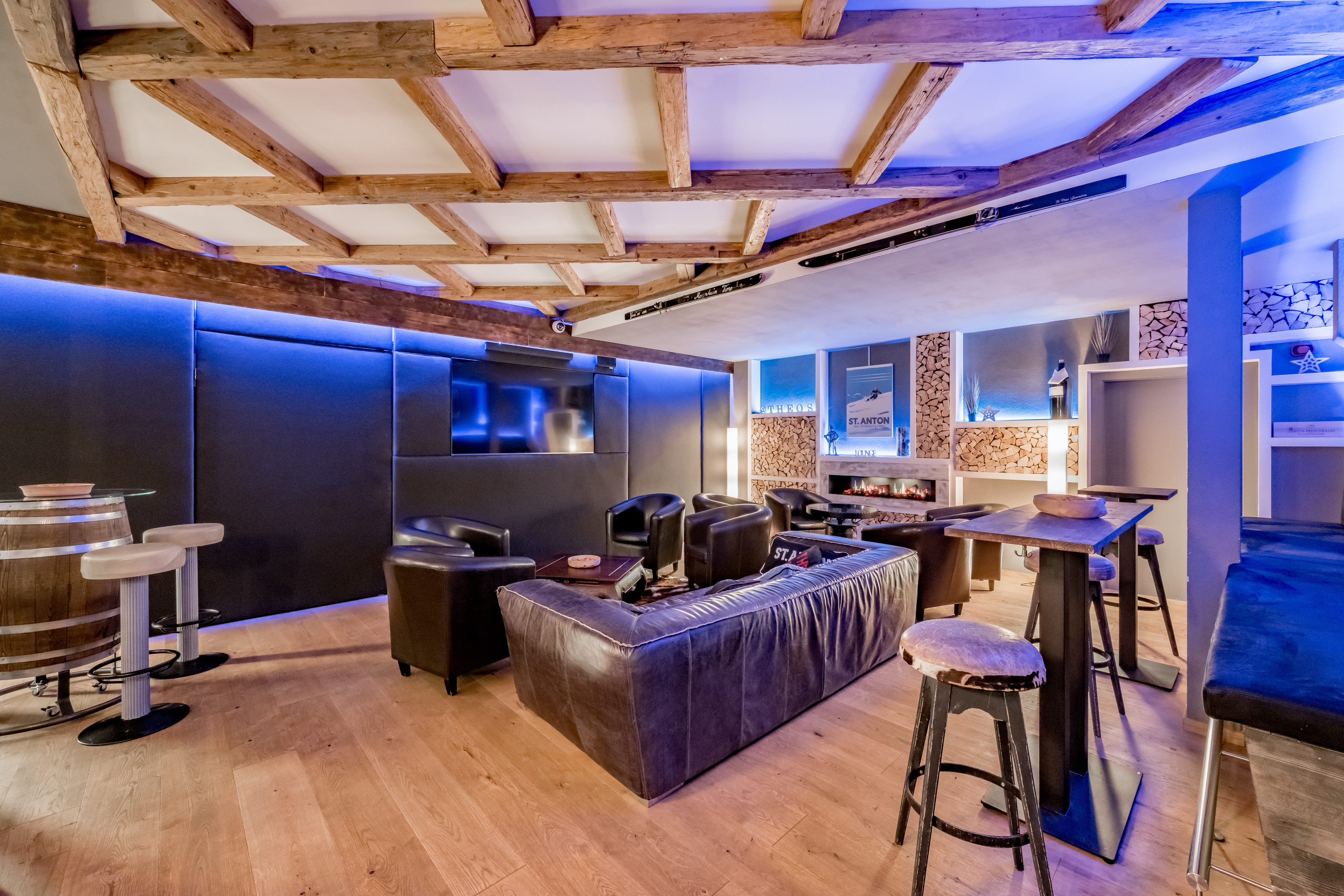 Wanderhotel: TV/Sports Raum - Hotel Arlen Lodge