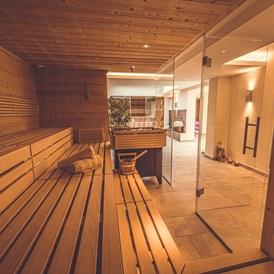 Wanderhotel: 250 qm Sauna und Wellnessbereich - Finnische Sauna - Hotel Gasthof Skirast
