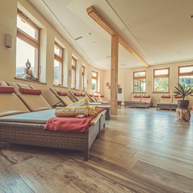 Wanderhotel: 250 qm Sauna und Wellnessbereich - Ruheraum - Hotel Gasthof Skirast