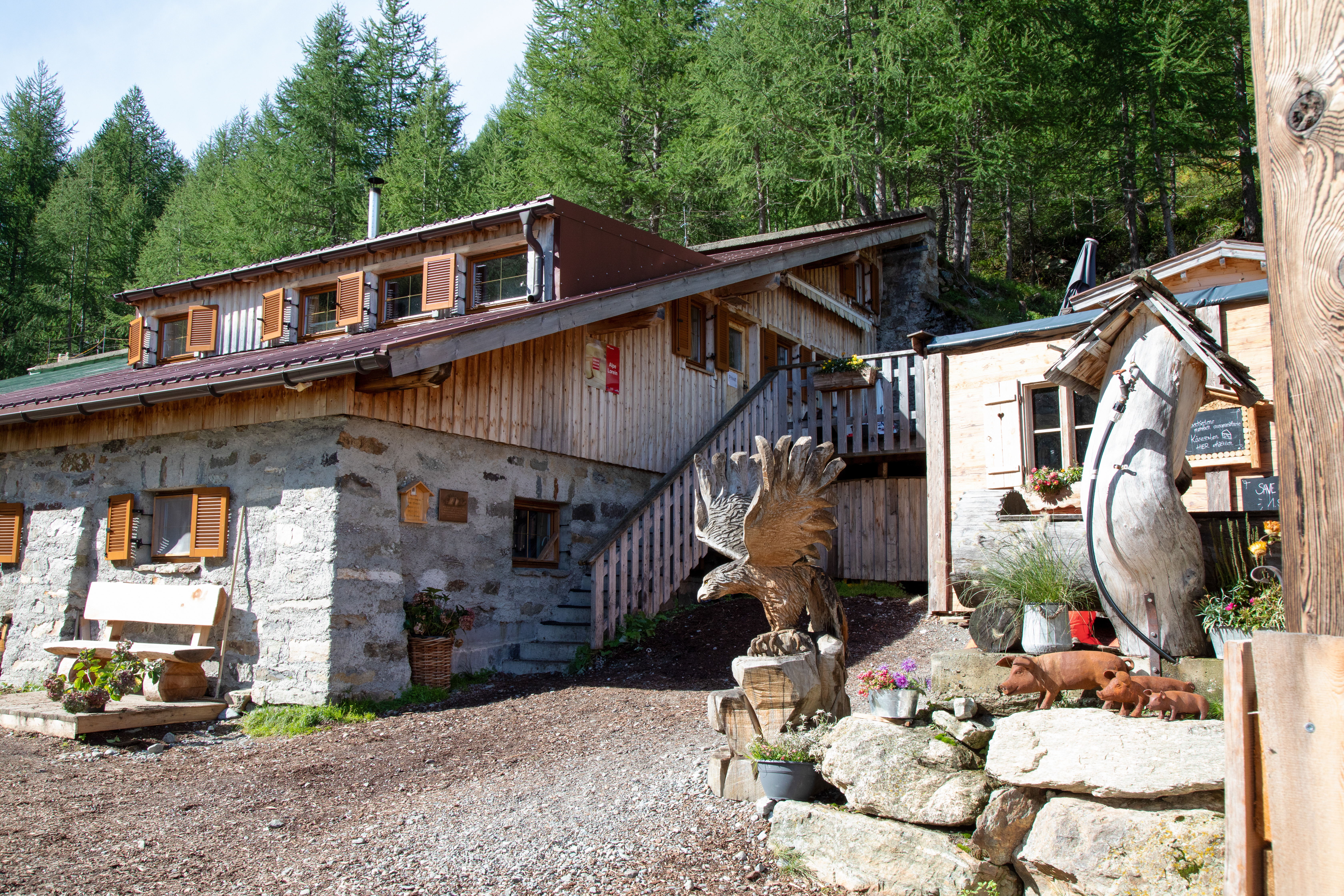 the Galtürerhof Almen Larein Alpe