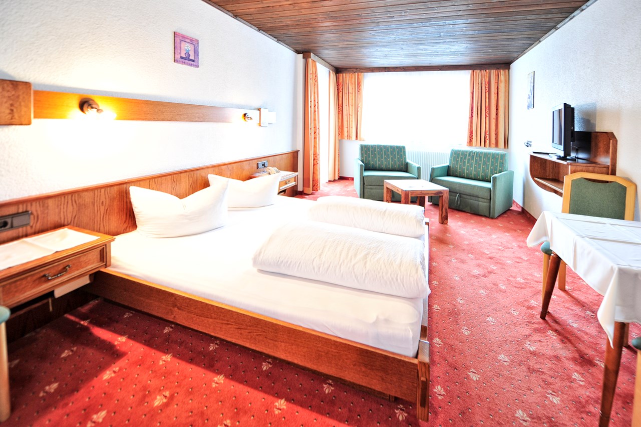 the Galtürerhof Zimmerkategorien Mehrbettzimmer Max 4 | 29 m²